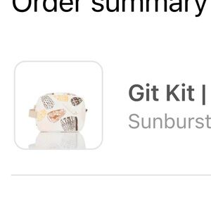 ALOHA Collection Git Kit Sunburst Cosmetic Bag